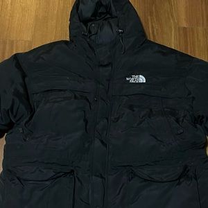 The North Face McMurdo goose down HyVent hooded parka jacket black mens 3XL